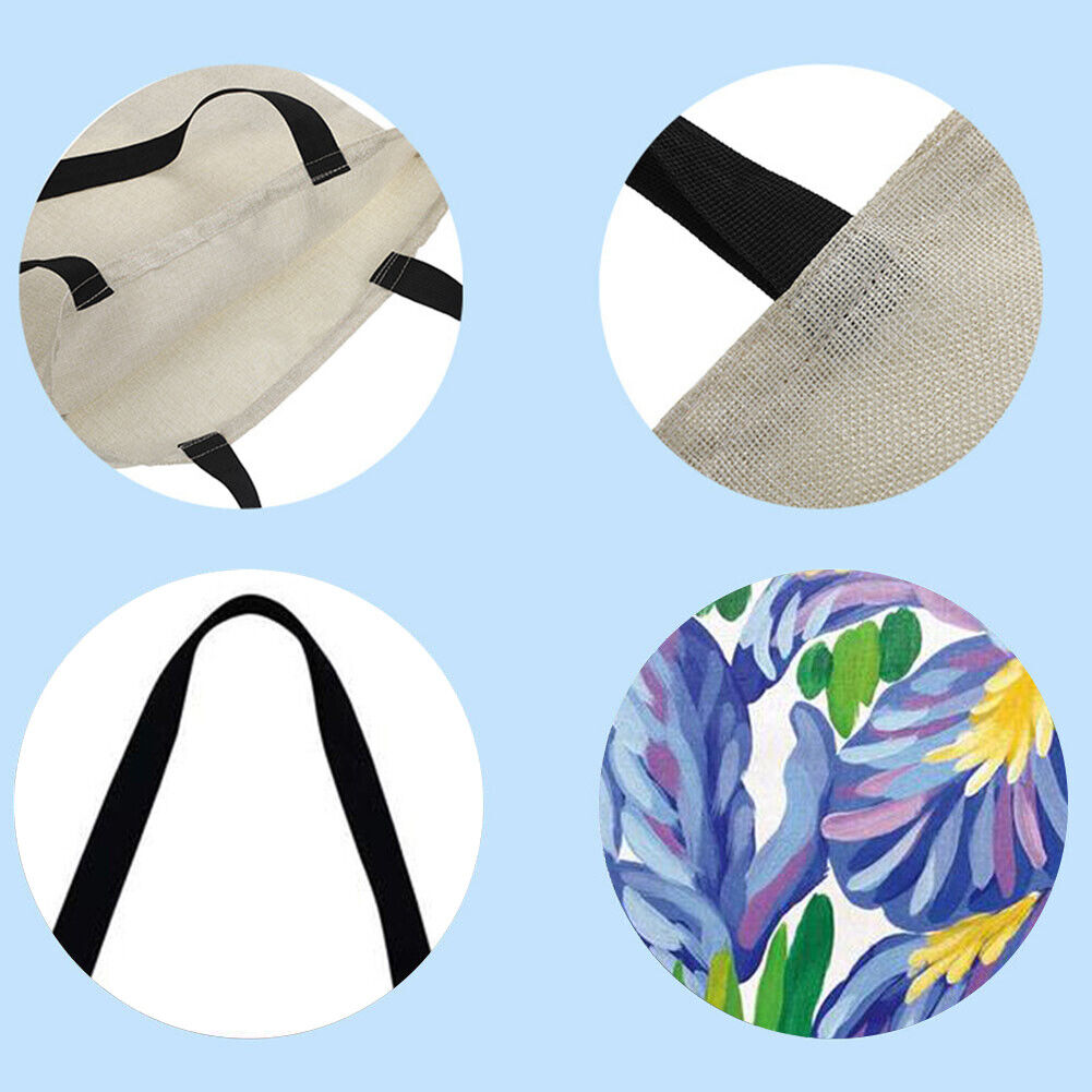 Flowers and plants Printed Shoulder Shopping Bag Casual Large Tote Handbag
