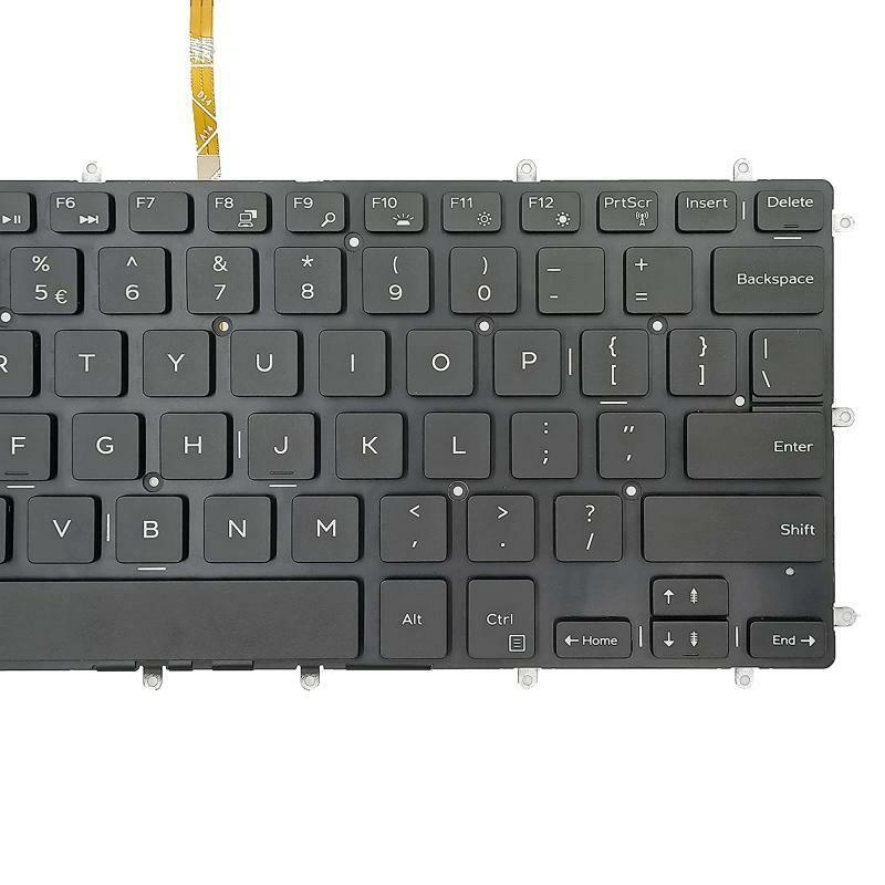 Spanish Keyboard Replacement for Dell Inspiron XPS 13 7000 7347 7348 US Layout