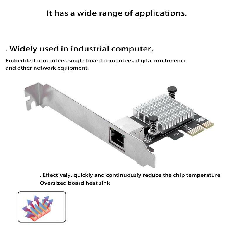 Gigabit Ethernet Control Card 2.5G 2500M/1000M RJ45 IO-PCE8125B-GLAN