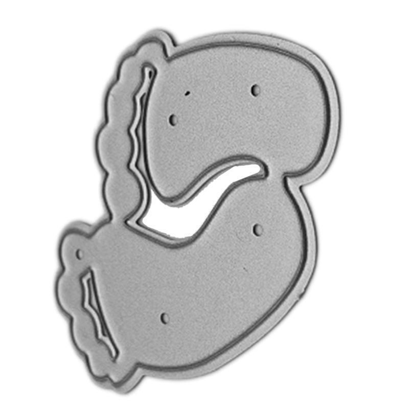 Baby Feet Footprint Metal Cutting Dies Stencil DIY Scrapbooking Paper Card Mold