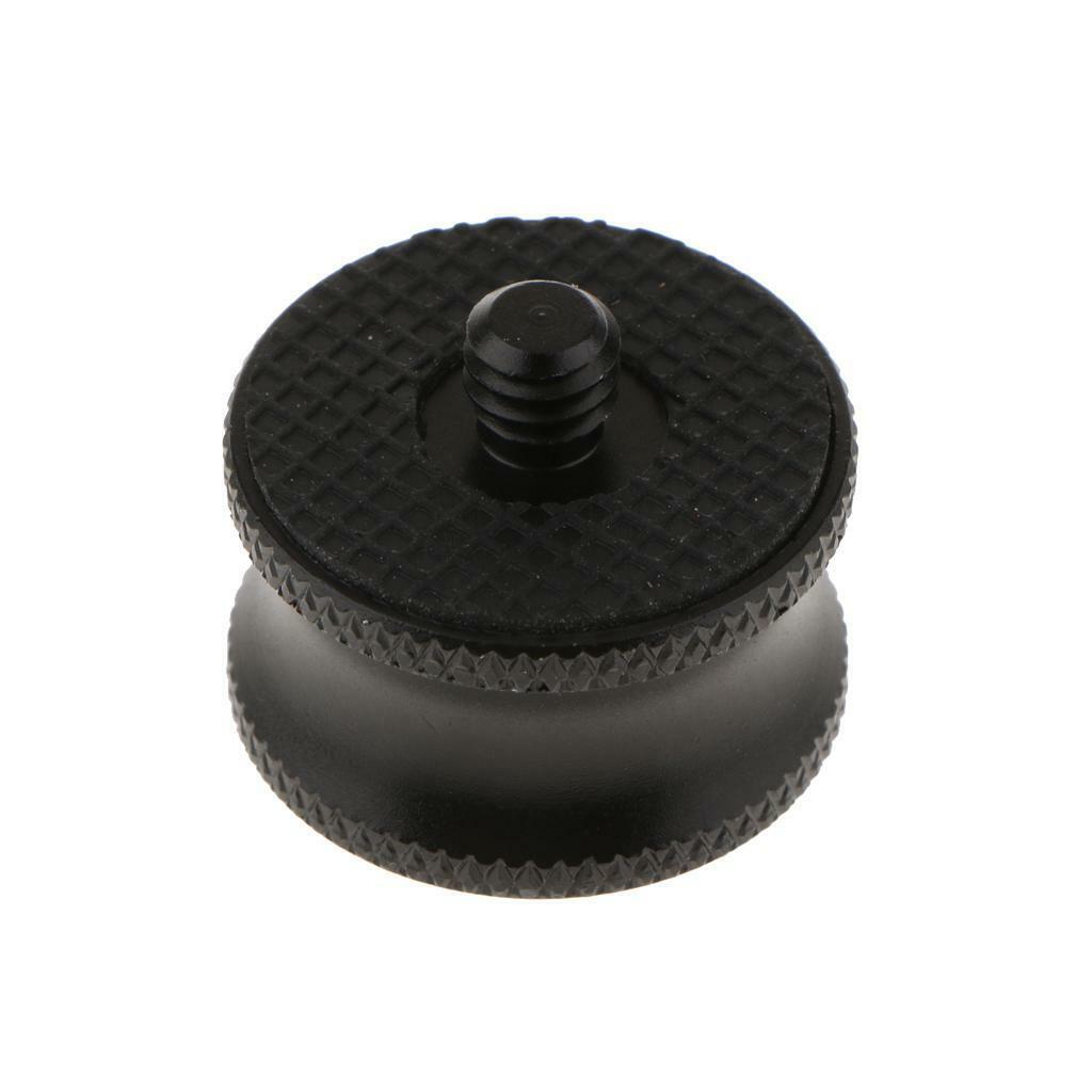 1/4 " to 3/8" Fe Adapter Screw for Tripod Release   Black