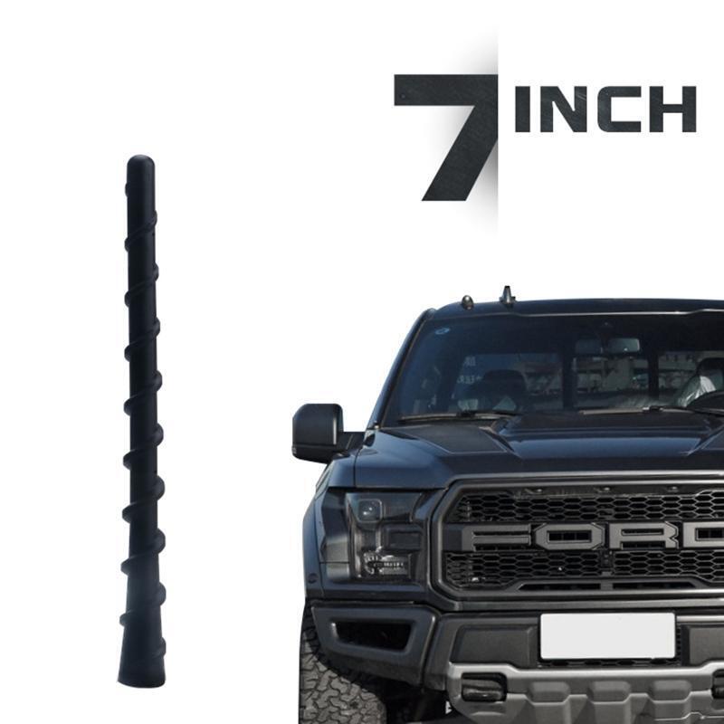 Removable Spiral Stubby Auto Truck Antenna for F150 RAM-Vehicles with 3 Screws