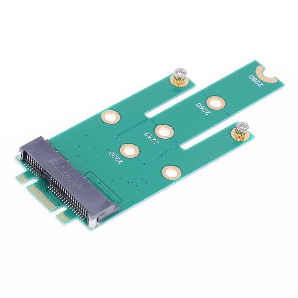 NGFF M.2 B + M Key to mSATA Mini PCI-E SATA 3.0 SSD Male Converter Card