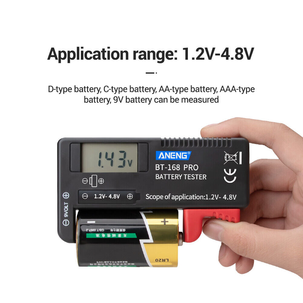 ANENG BT-168 PRO Digital Battery Tester Battery Capacitance Diagnostic Tool