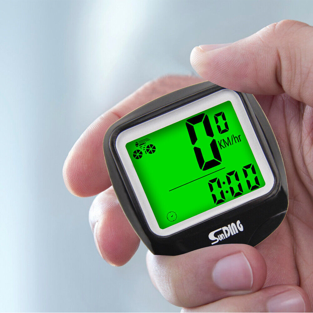 SUNDING MTB Bike Wired Speedometer Cycling Bicycle Digital LCD Computer