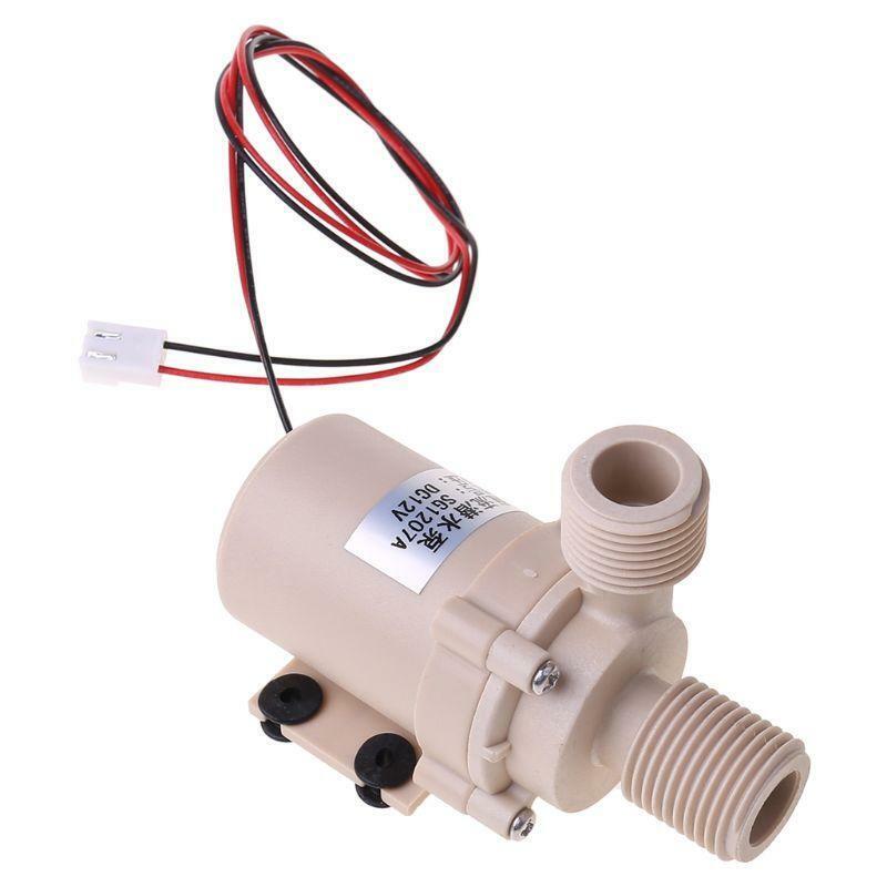 12V Solar Submersible Hot Water Pump Circulation 212° F Brushless Motor High