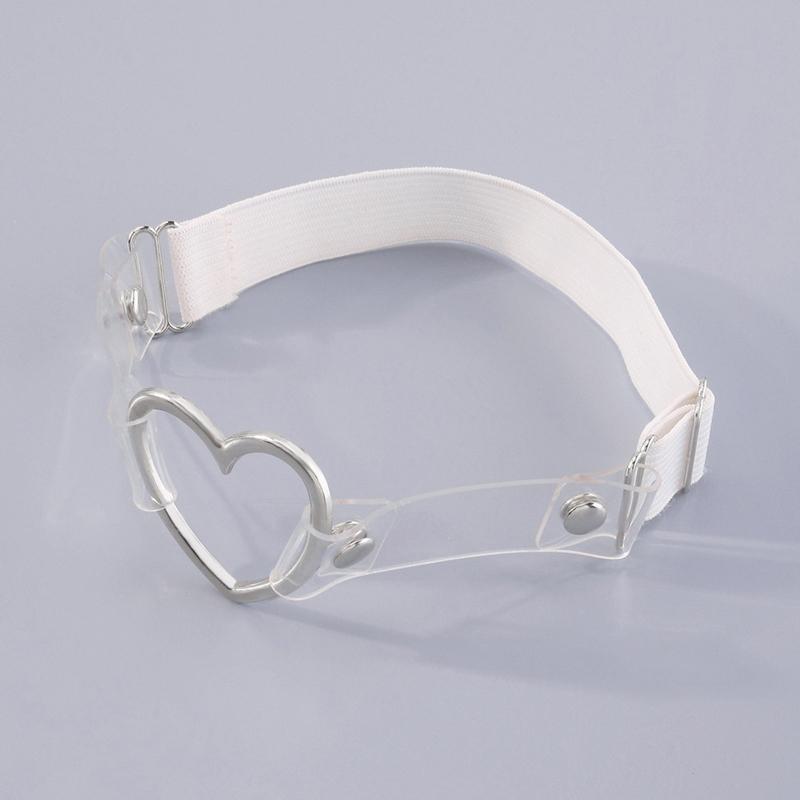 Fashion PU Leather with Heart Decor Leg Chain Women Thigh Chain Gothic Jewelry