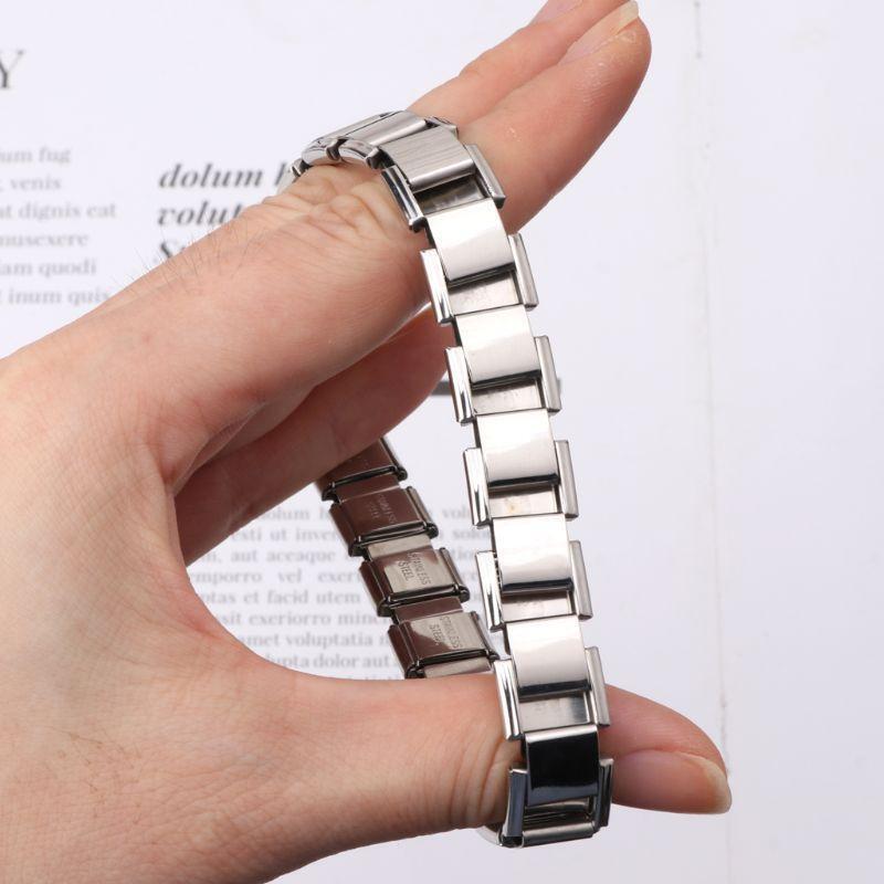 Stretch Chain Link Wristbands Bracelets Stainless Steel Elastic Bracelet Jewelry