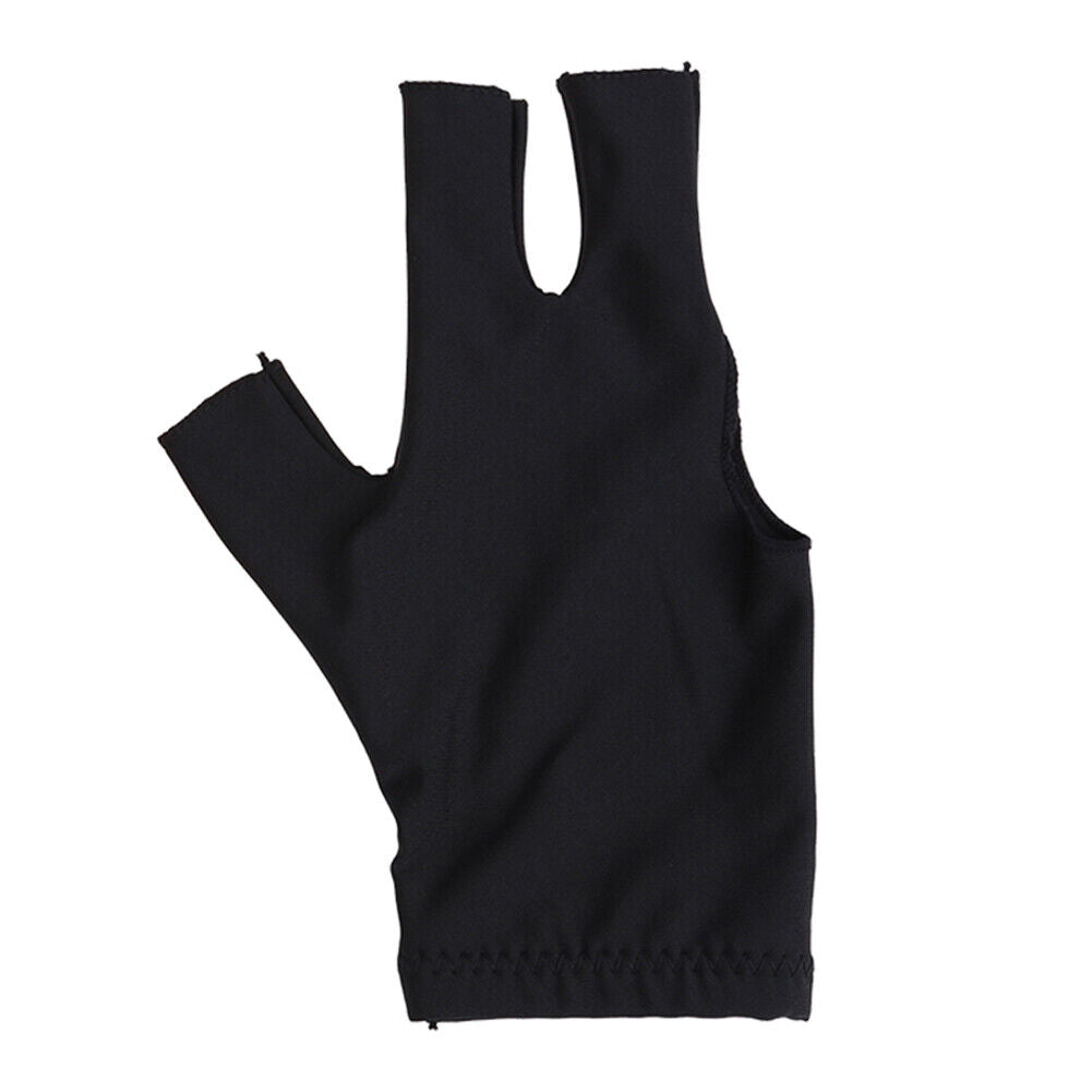 5pcs Snooker Billiard Gloves Three 3 Finger Left Hand Gloves for Men Women