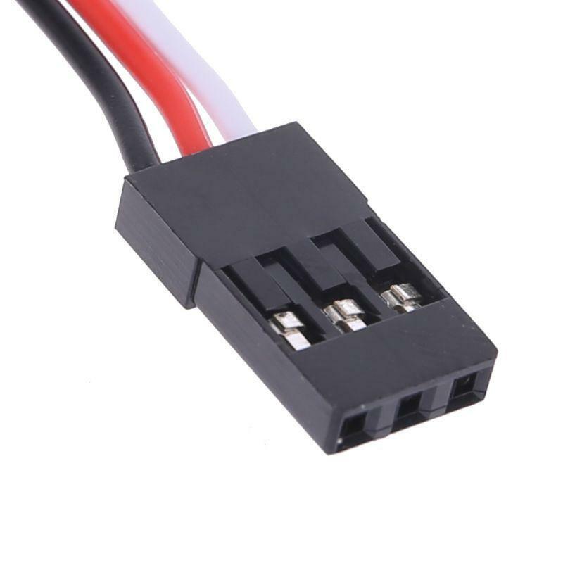 1060 Brushed ESC 60A 2-3S LiPo Waterproof Electric Speed Controller for RC Cars