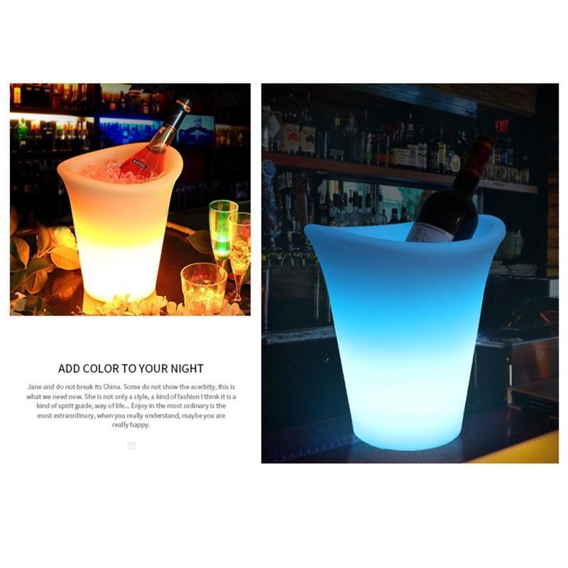 Durable Versatile Ice Bucket Large Ice Buckets Wine Coolers Round Colorful