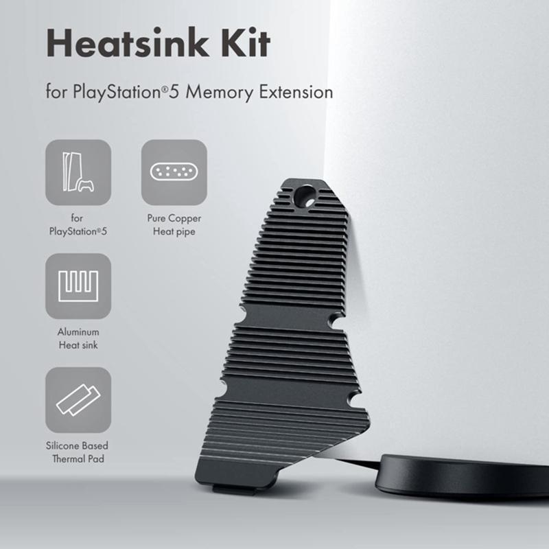 Hard Drive M.2 Quick Speed Cooling Pad Aluminum Heat Sink for PS5 Game Console