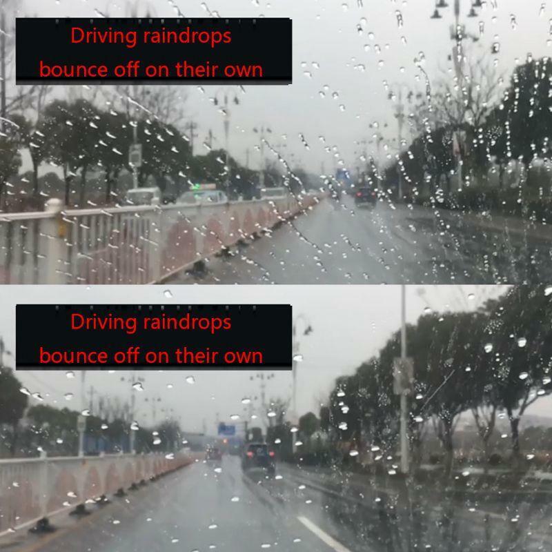 100ml Car Windshield Glass Coating Agent Hydrophobic Rain Mark Oil Film Remover