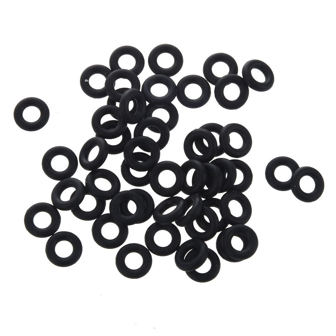 50 Pcs Flexible Nitrile Rubber O Rings Washers Grommets 4mm x 9mm x 2.5mm C S8H4