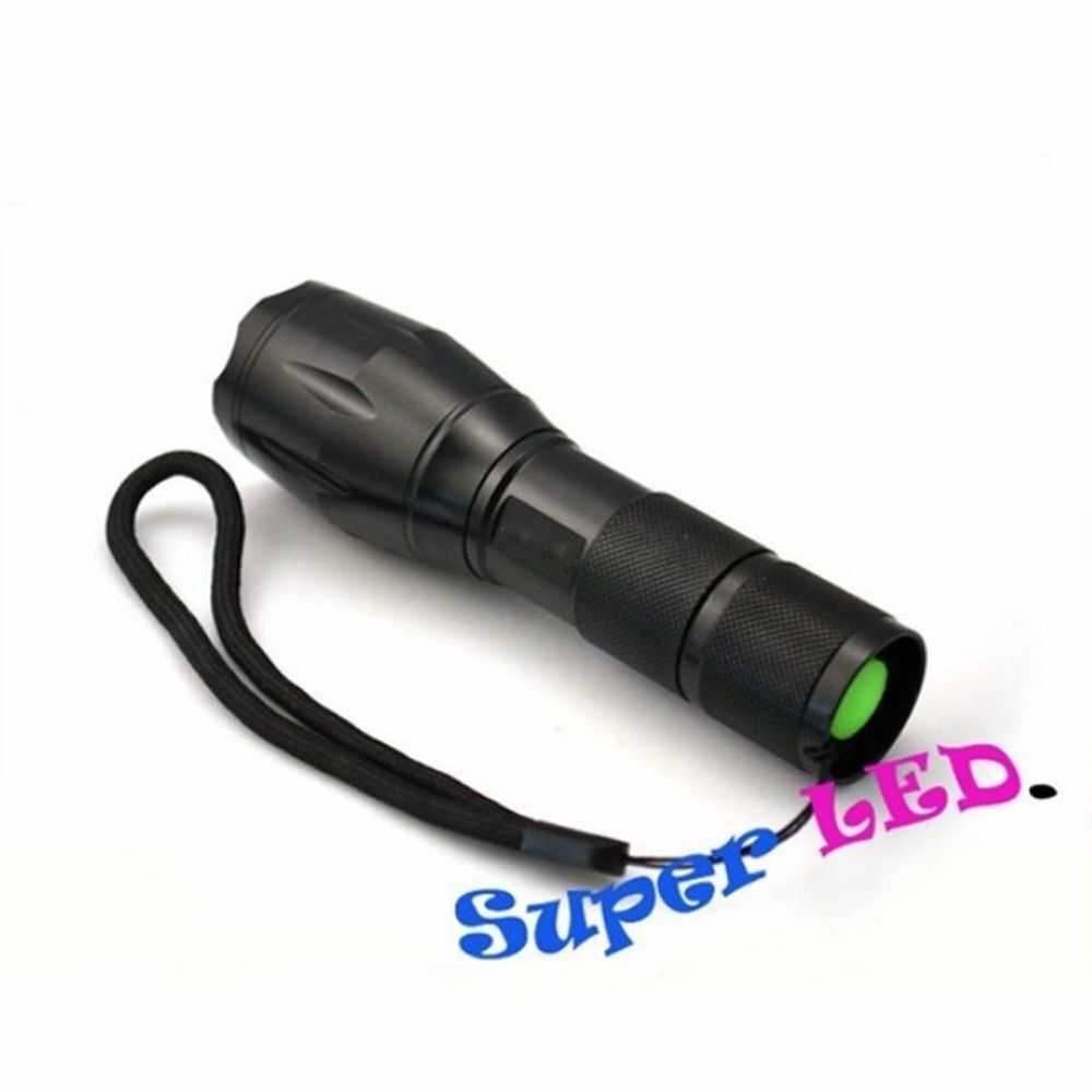Zoomable Hiking Durable Flashlight 500 Lumen LED E17 XM-L  Waterproof Torch