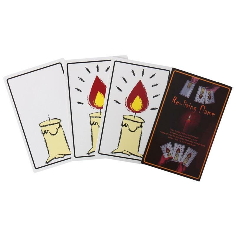 Relighting Candle Magic Cards Puzzle Game Magic Tricks Magic Props Amazing Magic