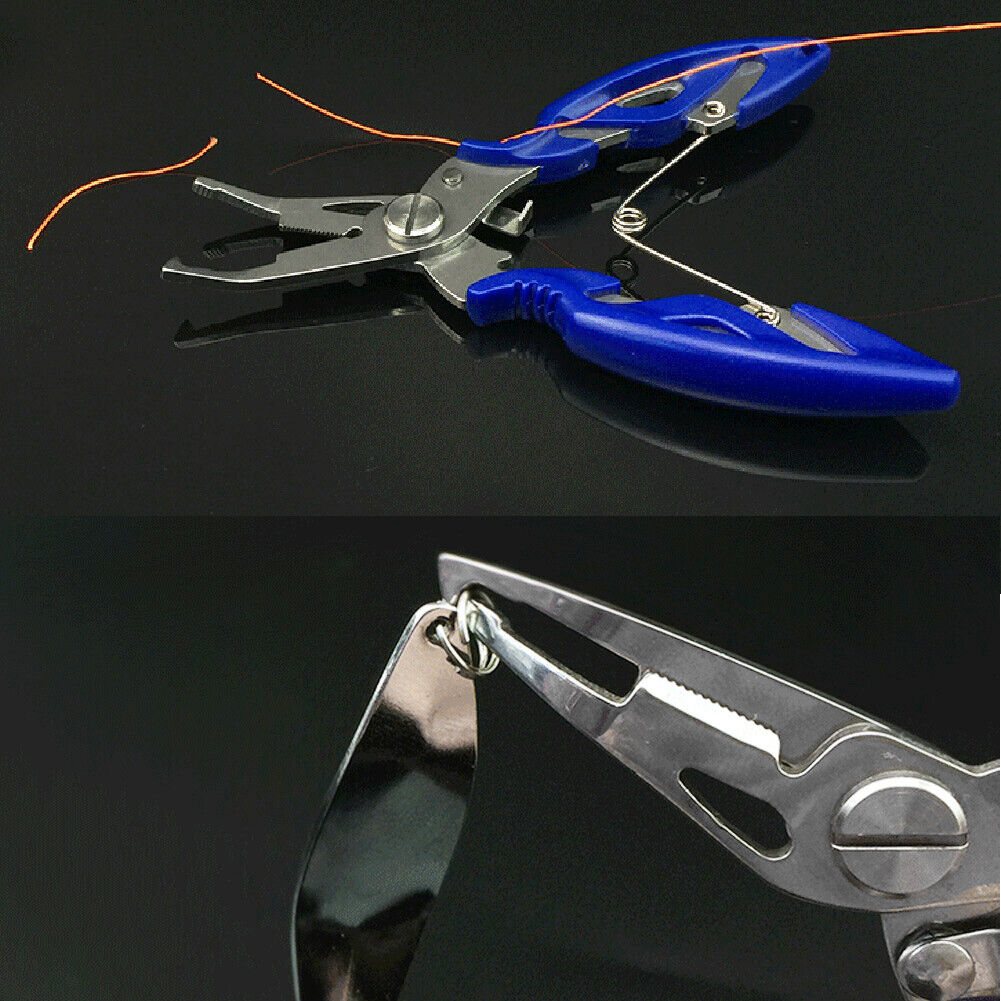 Fishing Pliers Split Ring Scissors Wire Line Cutter Hook Removers
