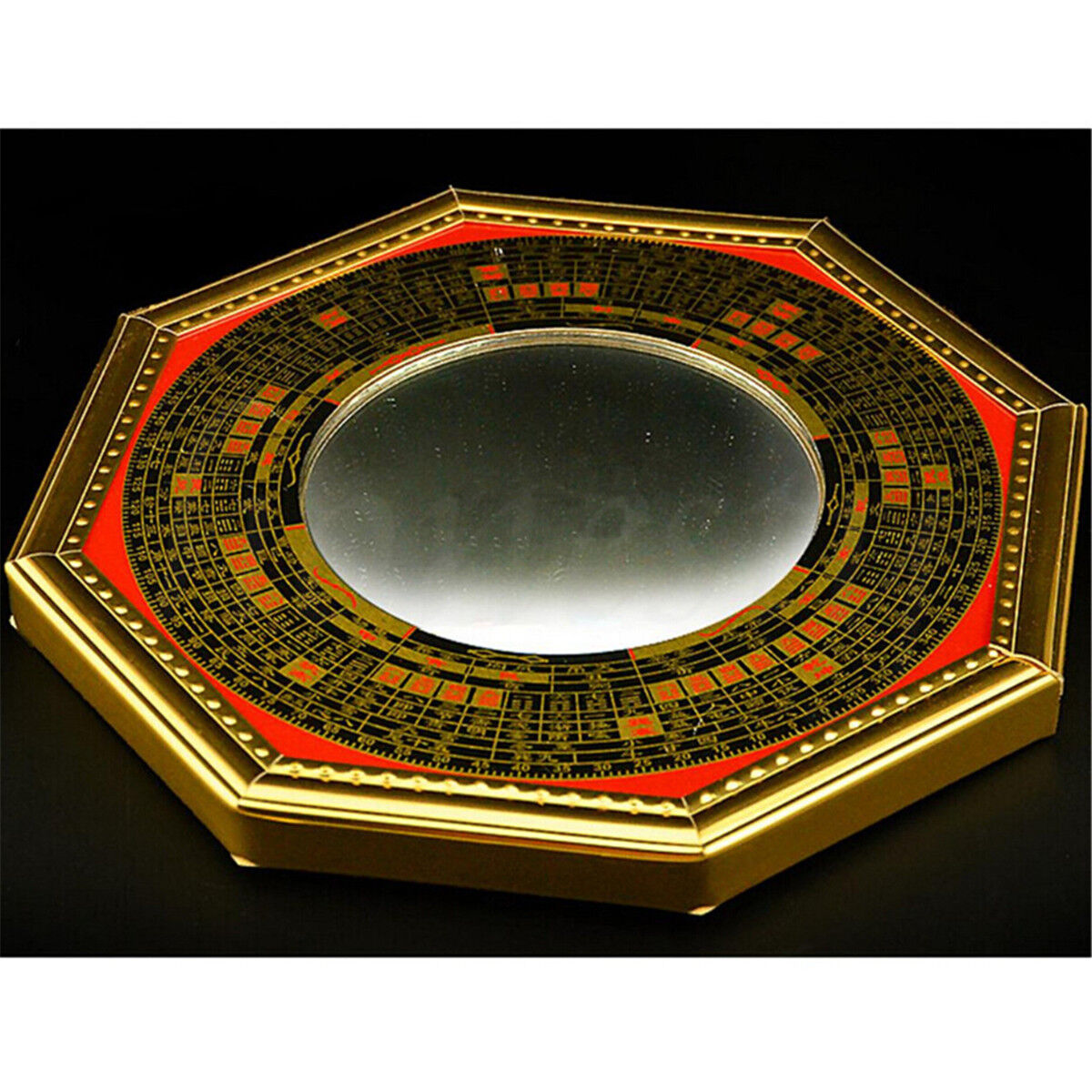 Chinese Era Oriental Safe Protection Feng Shui Home House Concave Bagua Mirror