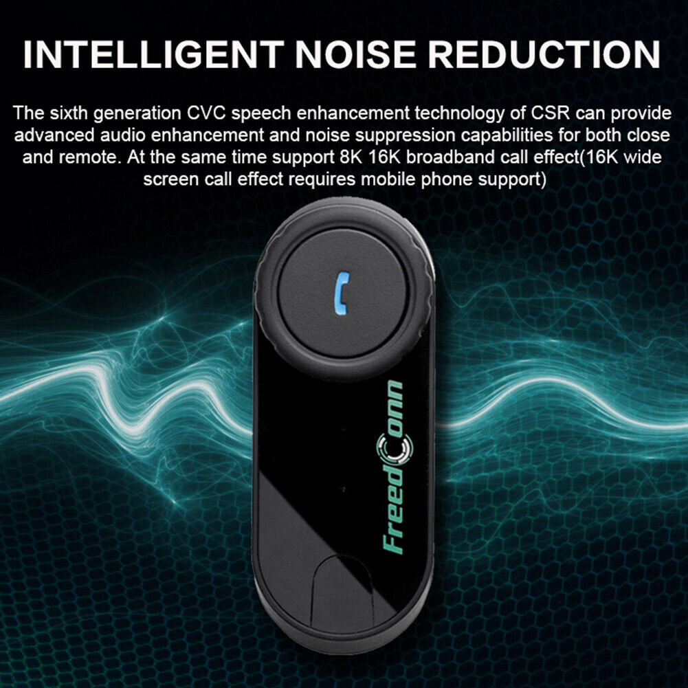 T-COM VB Waterproof Motorcycle Helmet Bluetooth-compatible Intercom Headset