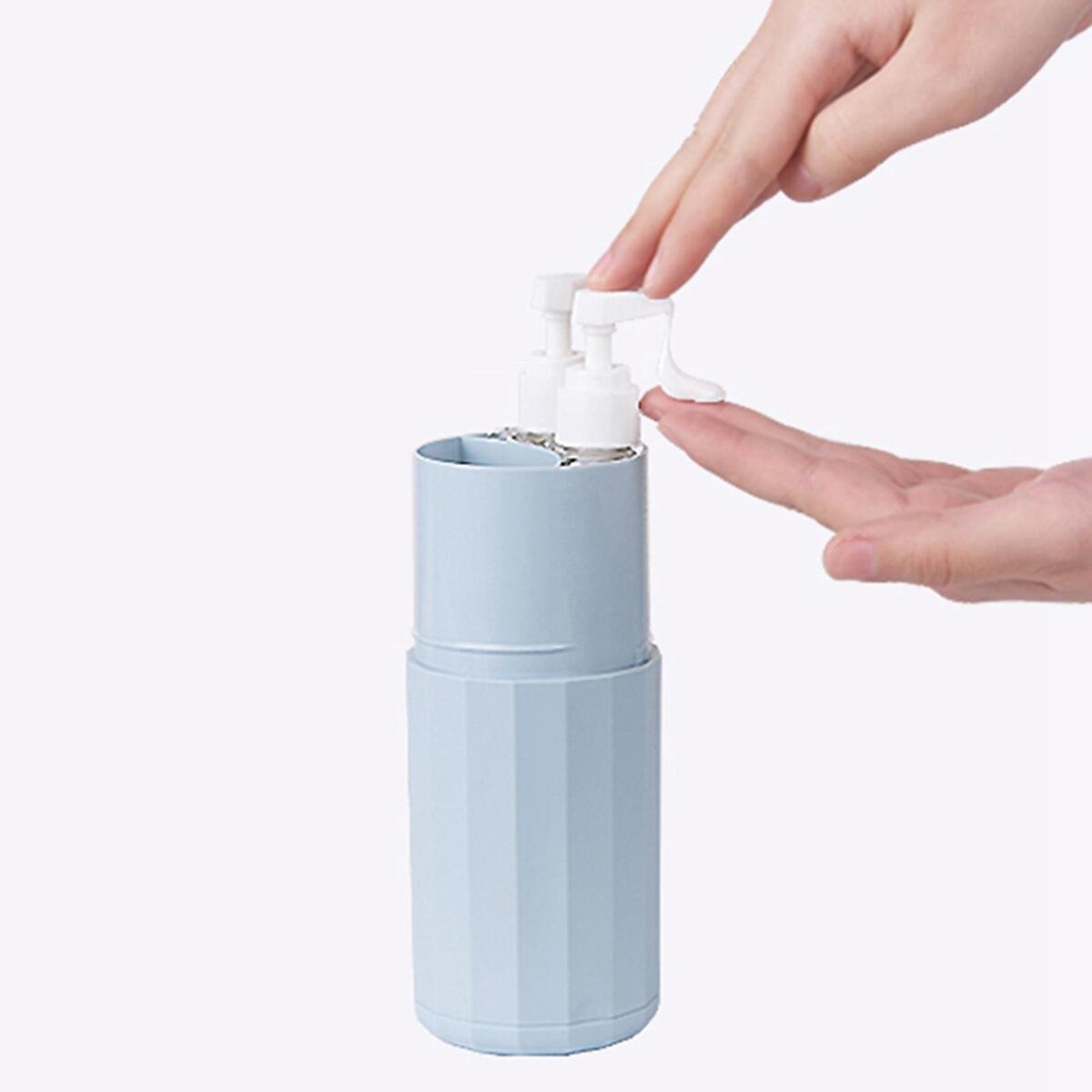 Travel Toothbrush Case 3-division Design Protect Holder Conditioner Business