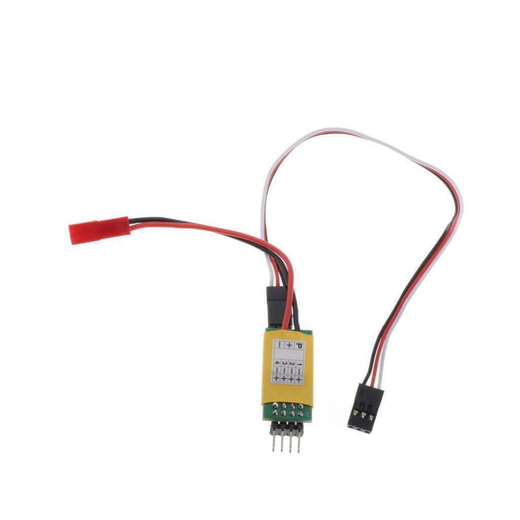 RC Car Headlight Taillight 4Leds Receiver Switch 3 CH Controls for RC Car