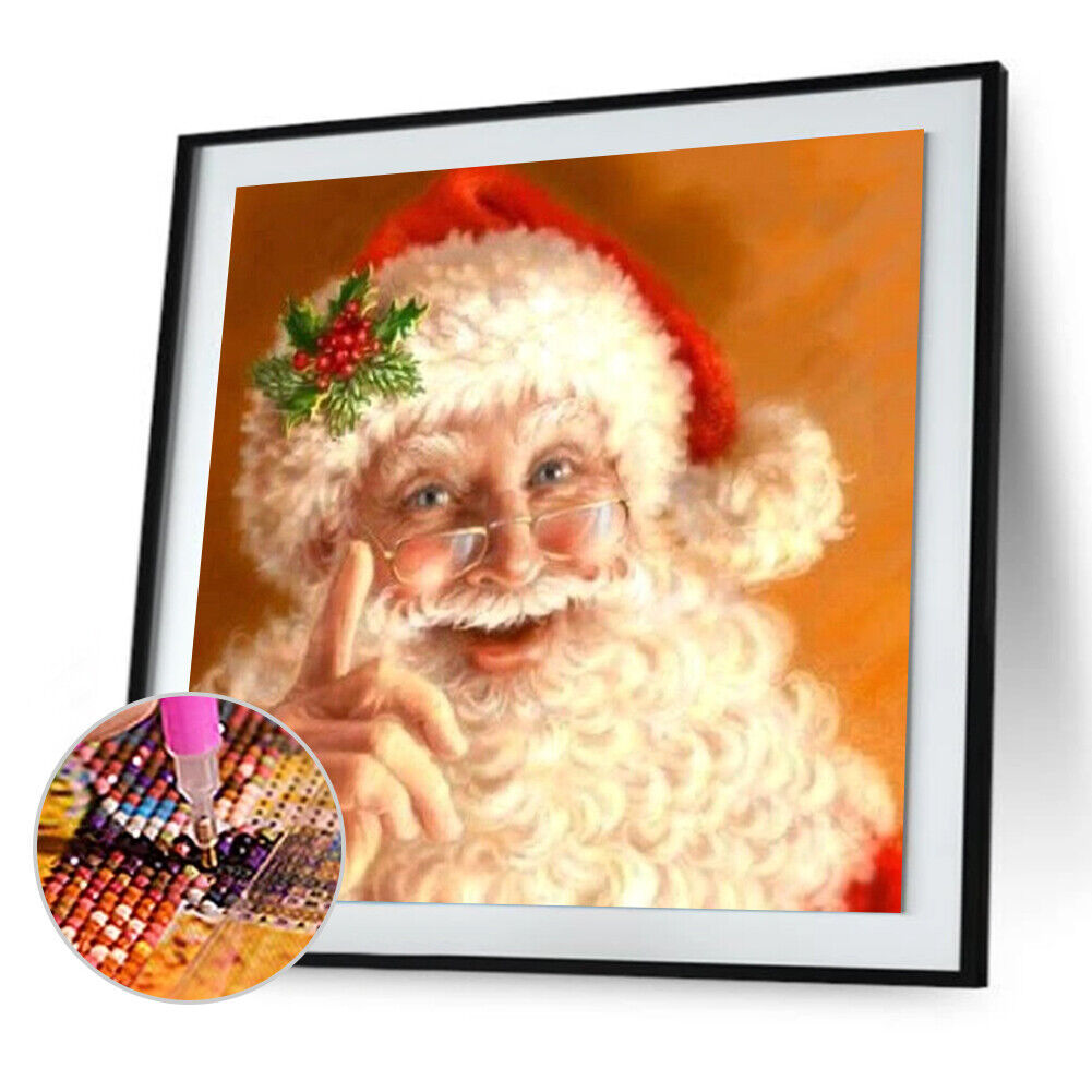 5D DIY Christmas Santa Claus Full Round Drill Diamond Painting Kit Craft