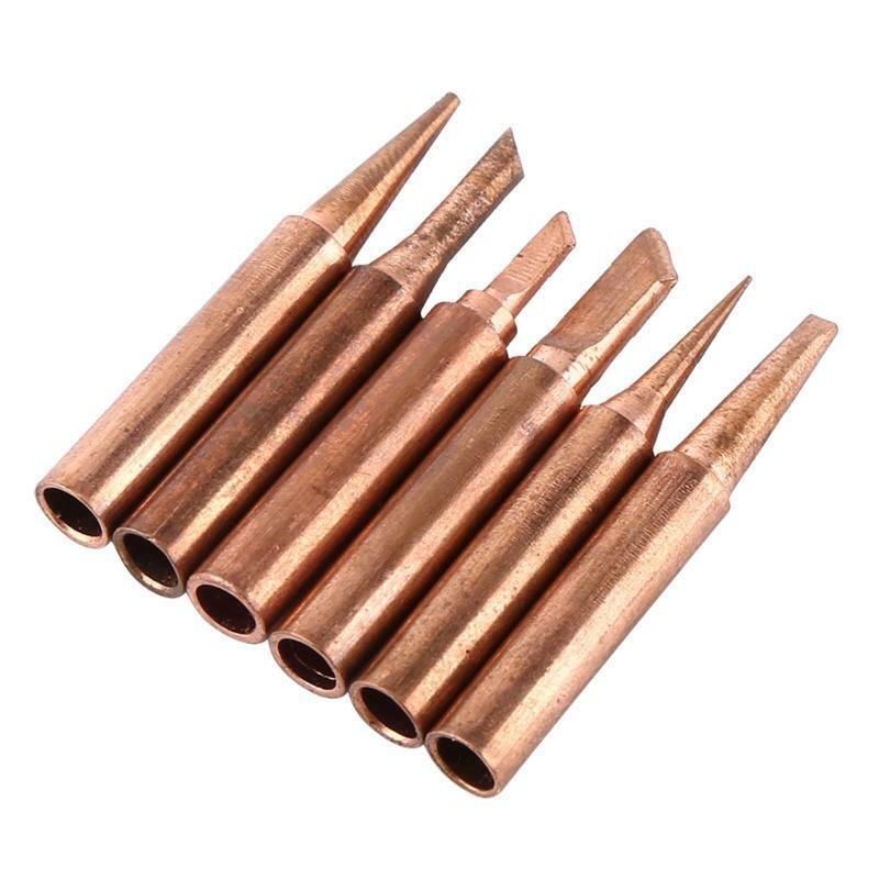 6 Pieces Non Magnetic Welding Nozzle Suitable for Lower Temperature Soldering