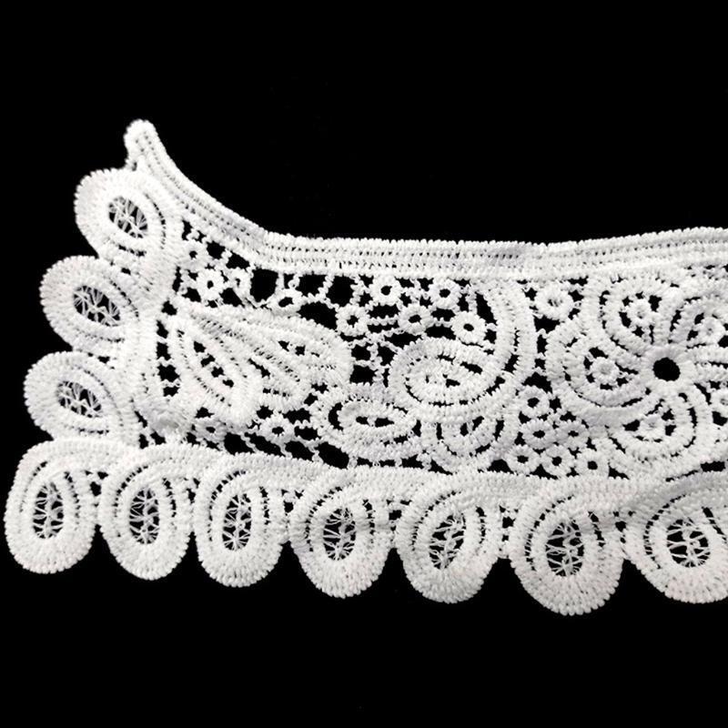 Women False Collar Shoulder Decoration Detachable Neck Milk Silk for Low Profile