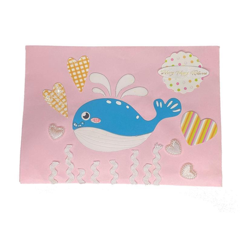 Exquisite Whale Die Cuts Stencil Cutting Dies Card Gifts Making Supplies 1 Set