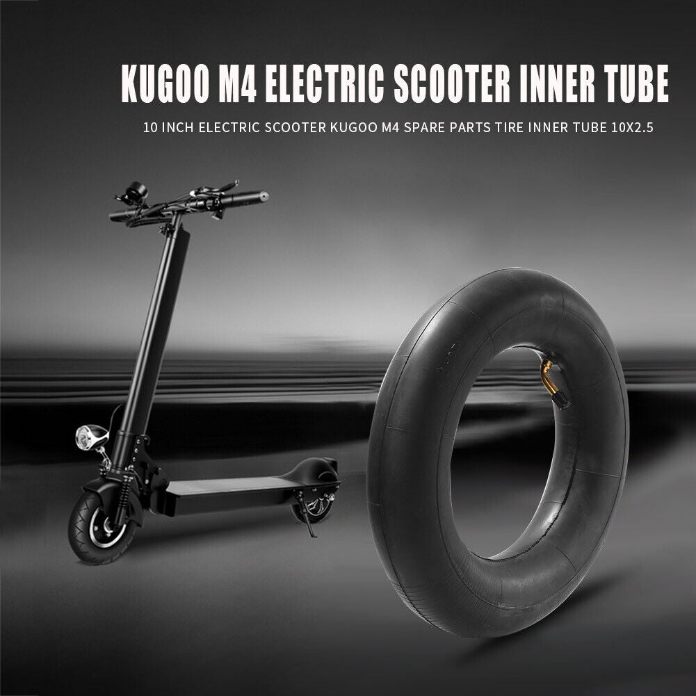 2x 10 inch E-Scooter Pneumatic Rubber Inner Tube for Kugoo M4 10x2.5 Parts