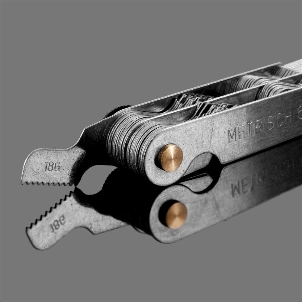 HOT 52 Blades Screw Pitch Gauge Metric 60° & Imperial 55° Thread Measuring Gage
