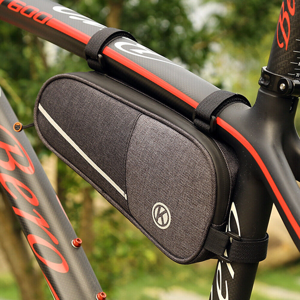 Bicycle Front Tube Bags Big Capacity MTB Bike Frame Pouch Cycling Pannier