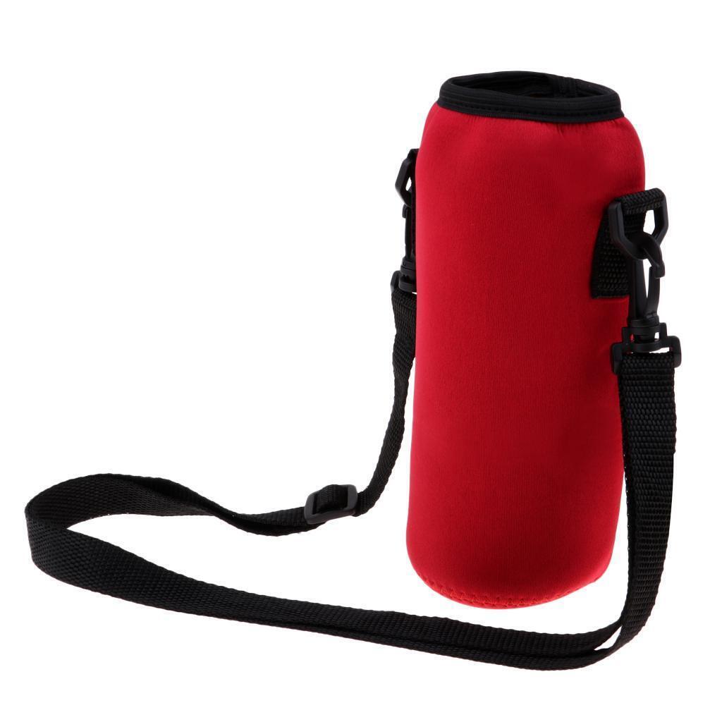 Bottle Sleeve 2 Pack, Water Bottle Holder Neoprene Carrier Insulator with Strap