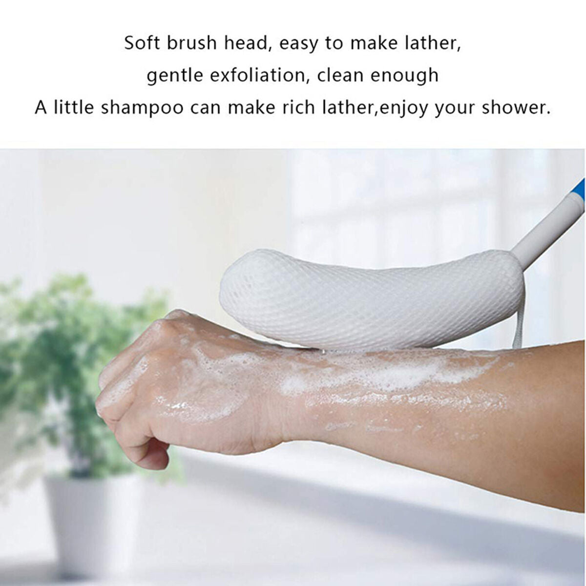 15.35 inch Back  for , Lotion Applicators, Anti-Slip Handle Long