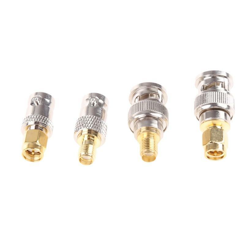 4 Pieces SMA to BNC Kits for Wi-Fi Radios External Antenna Corrosion Protection