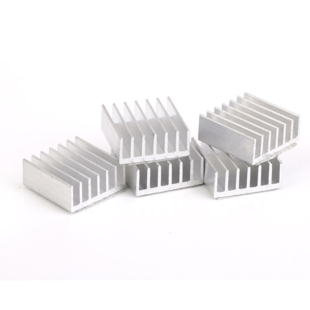 DC 5V Cooling 5pcs Aluminium Heat Sink  Combo Set for