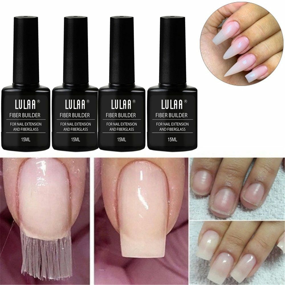 Art Fiber Nails Extension Nail Quick Building Fiber Builder Gel Fiberglass Glue