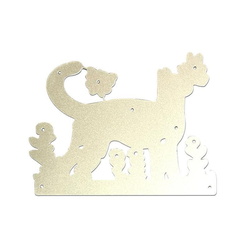 Flowers Cat Metal Cutting Dies Photo Album Decoration Accessories DIY Crafts