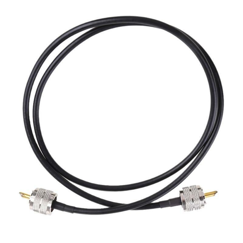 CB Radio Cable PL259 Jumper 3FT(1m) RF Adapter PL-259 UHF Male to Male Connector