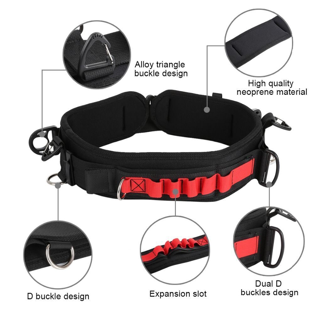 Travel Climbing Photography Belt DSLR Holder Camera Strap Lens Bag Buckle