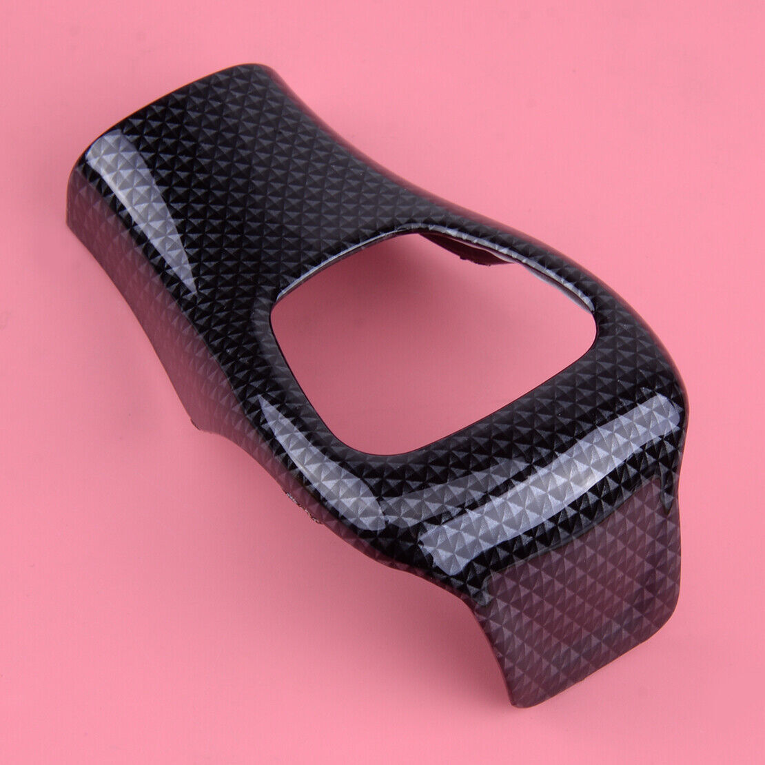 Carbon Fiber Black Gear Lever Shift Knob Cover fit for Jeep Renegade ABS