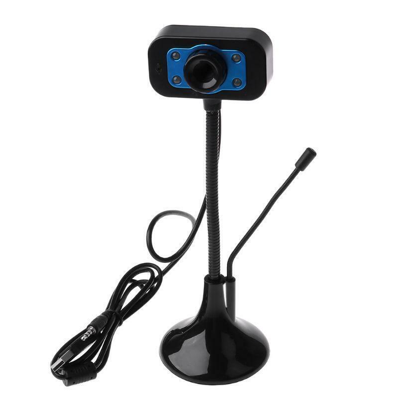 Vertical Adjustable External Digital Camera With Microphone Night Vision Light