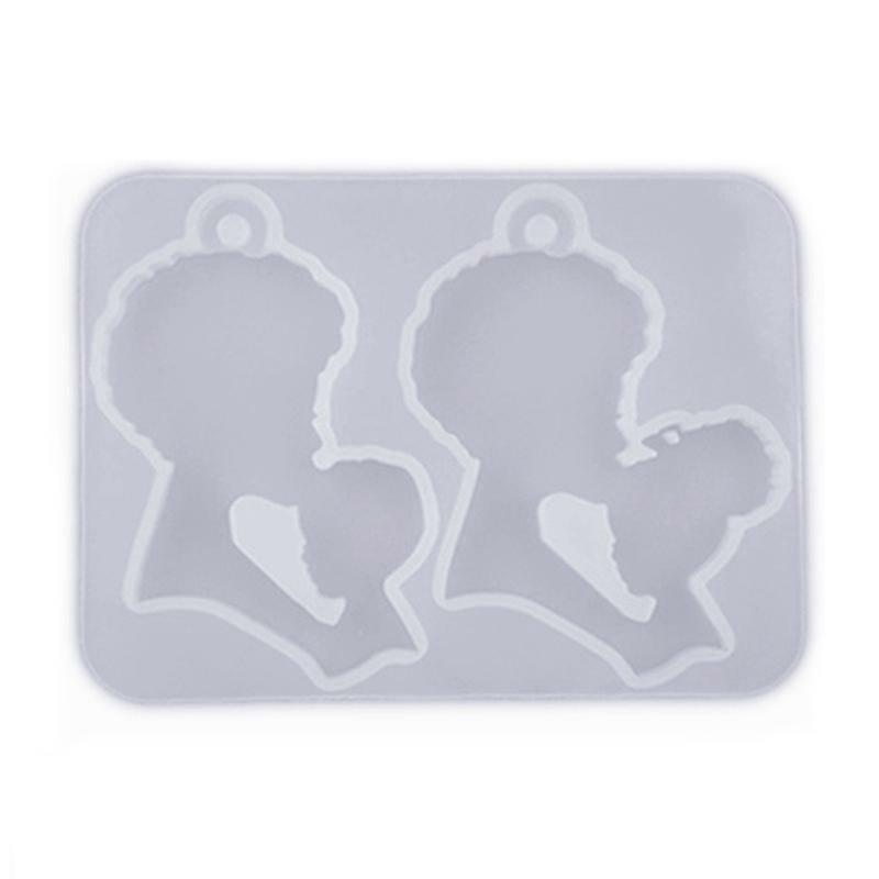 DIY Mother's Day Pendant Casting Silicone Mould Kit Keyrings Art Crafts Making
