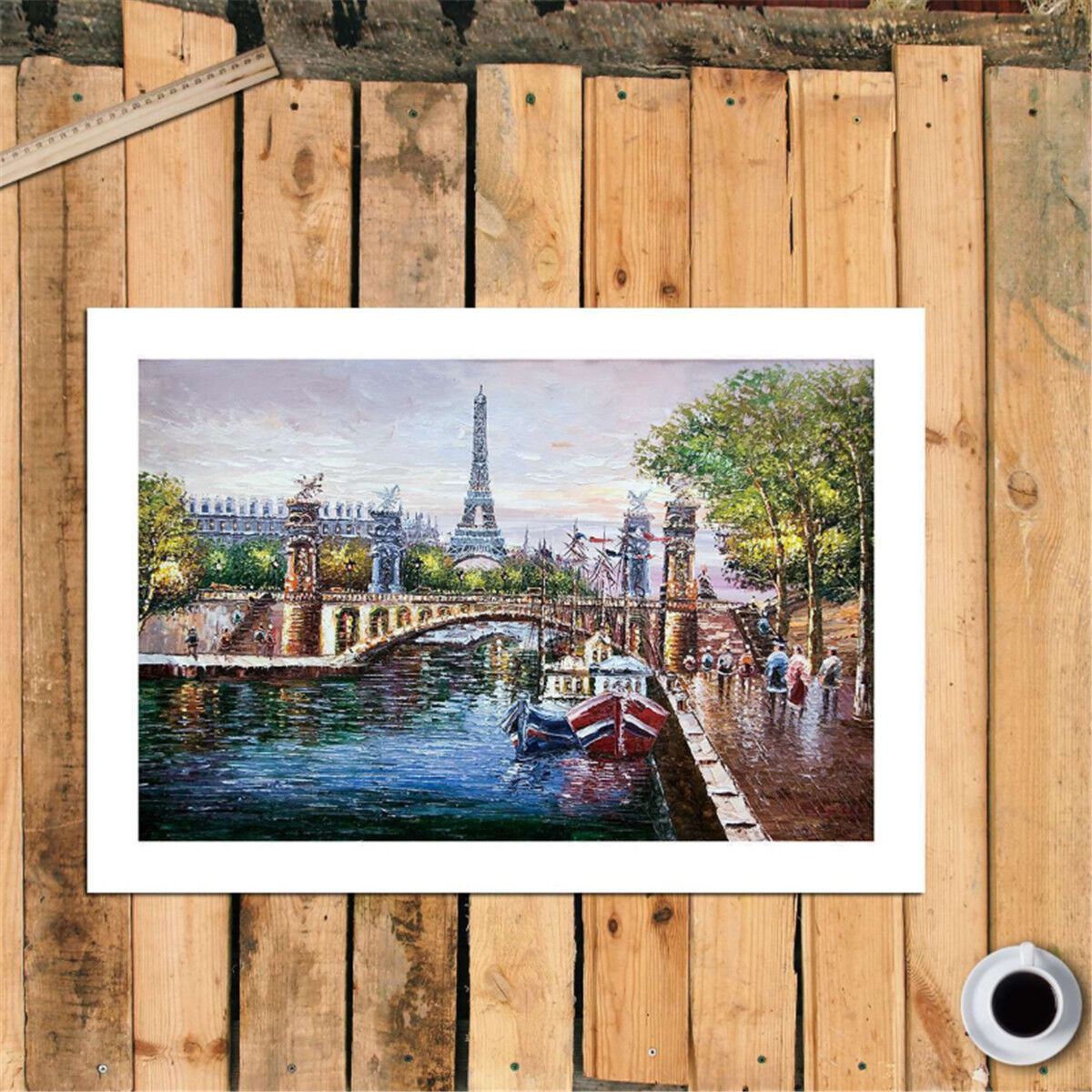 Abstract Paris Eiffel Tower Home Decor HD Canvas Picture Wall Art Painting Gift