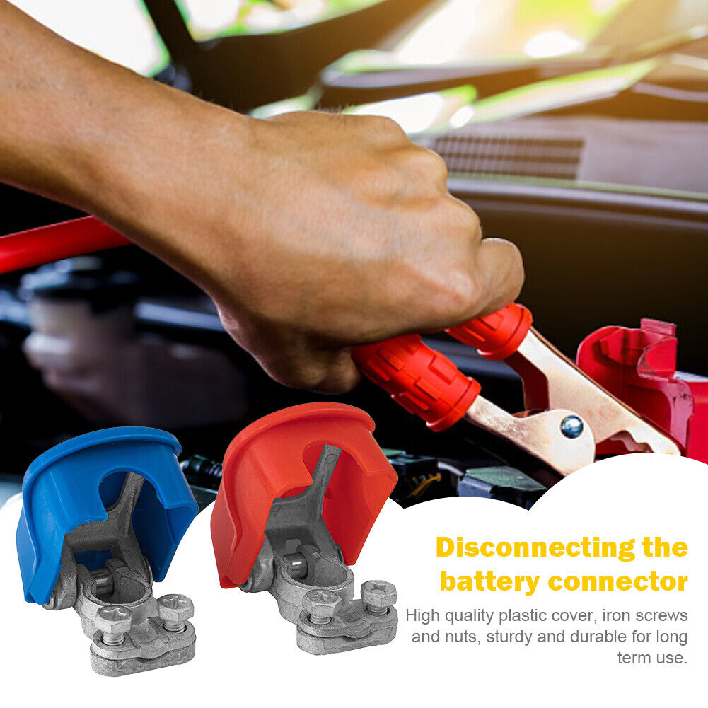 2pcs Universal Storage Battery Connector Quick Release Car Terminals Clamps
