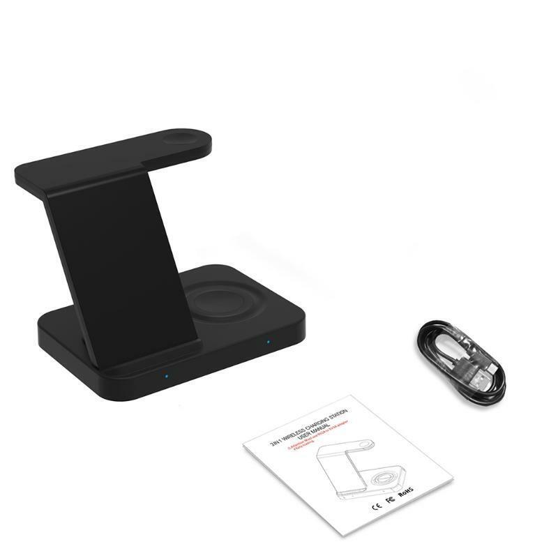 3 in 1 Phone Holder Charging Base Charger Stand Dock for Phones Watch Headphone