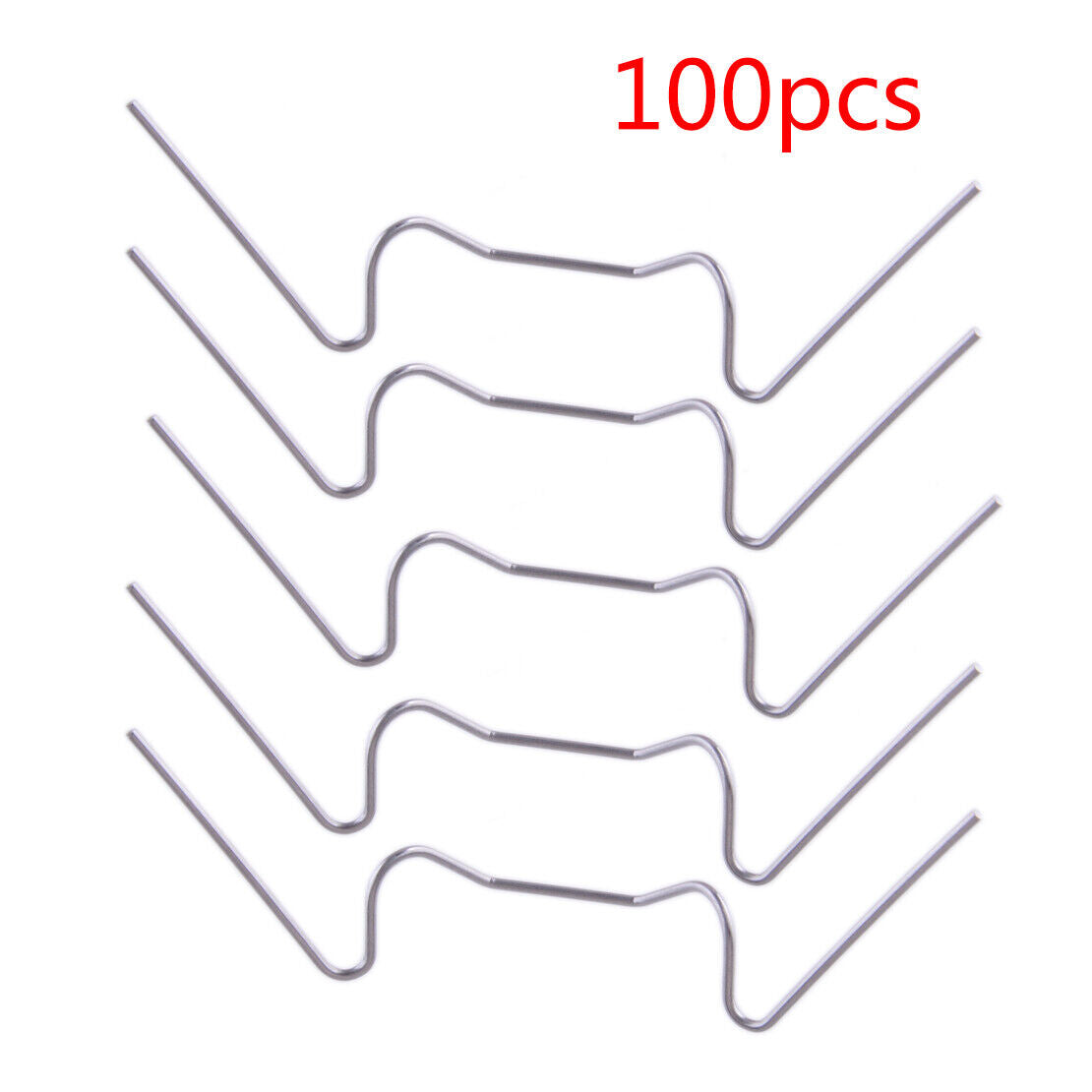 2Set W Type Fixing Buckle Stainless Steel Holder Greenhouse Glass Clip Hook Tool