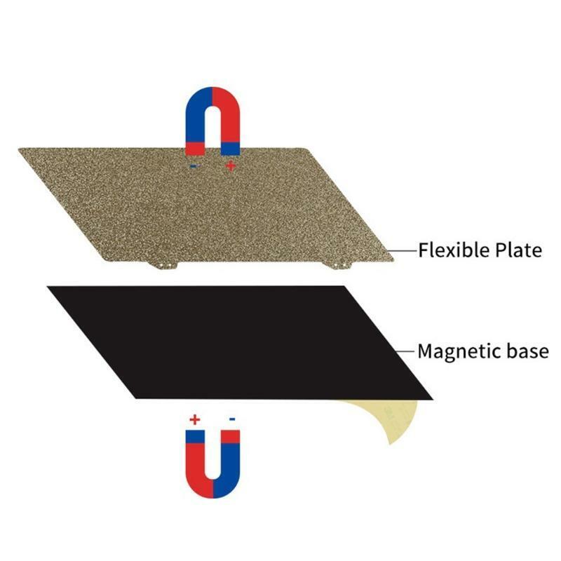 PEI Sheet Heat Resistant Build Plate Platform Magnetic Base for Ender 3 Printer