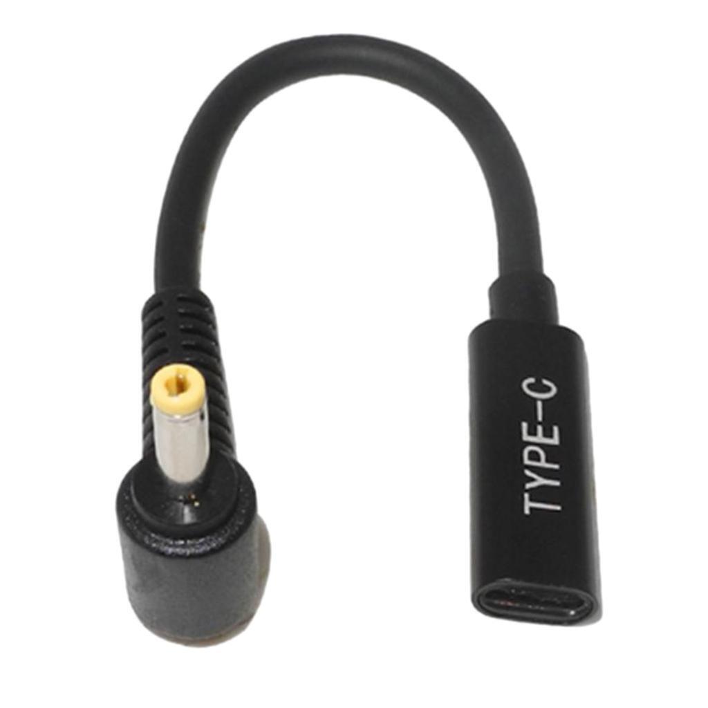 Type-C Female To Male Elbow With PD Chip Short Interface Laptop Adapter