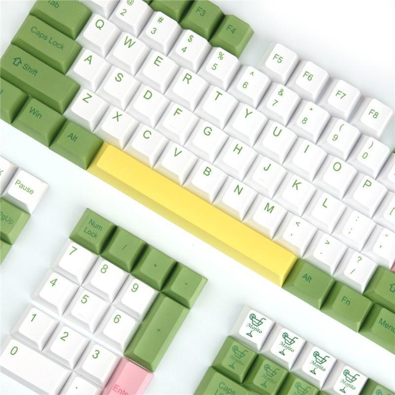 128Keys Cherry Profile Custom Keycap PBT Dye Sublimation for Mechanical Keyboard